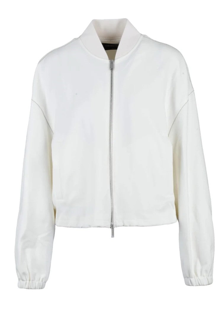Fabiana Filippi Sweatshirt Jacket - White