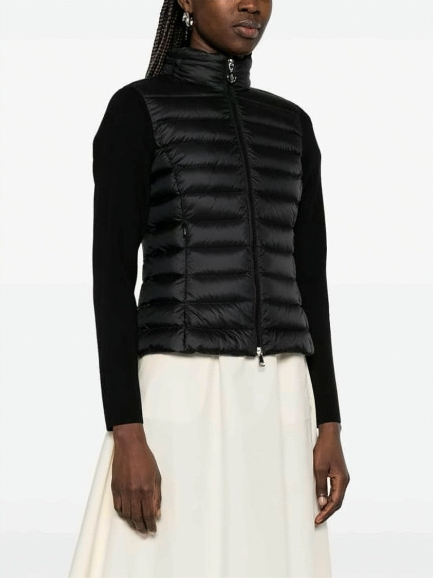 Moncler Quilted Casual Jacket With High Collar