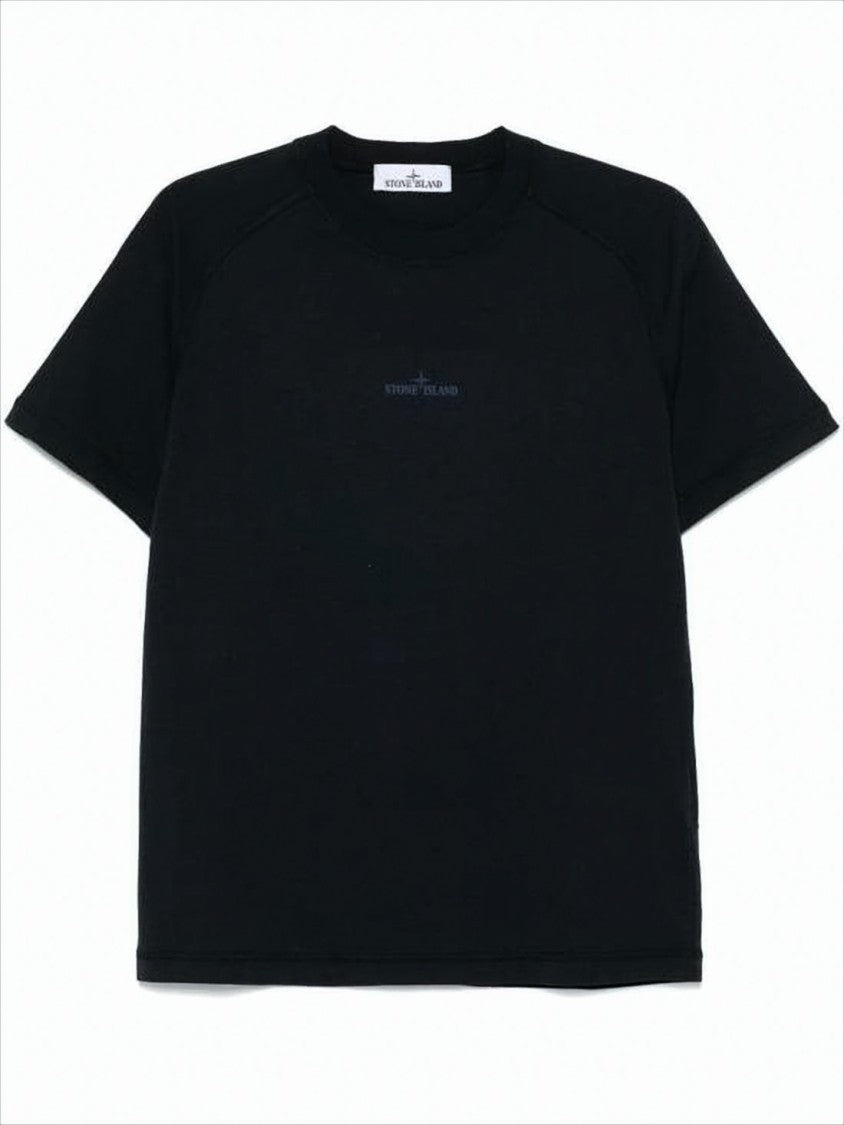 Stone Island Navy Short-Sleeve T-Shirt