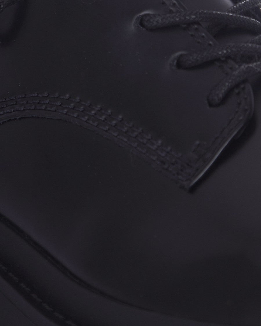 Ash Black Derby Shoes With Platform And Laces