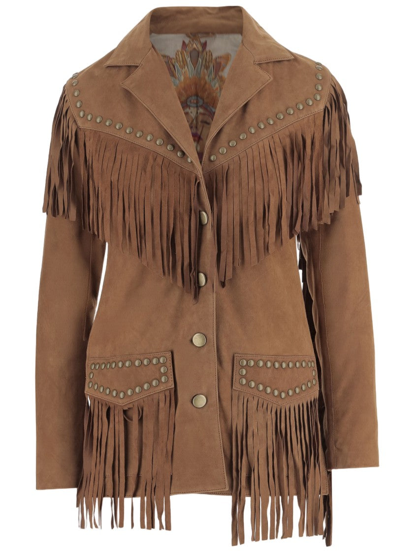 Uncommon Suede Fringed Jacket