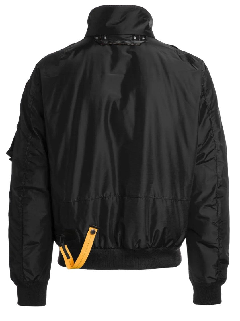 Parajumpers Black Orange Lining Bomber Jacket