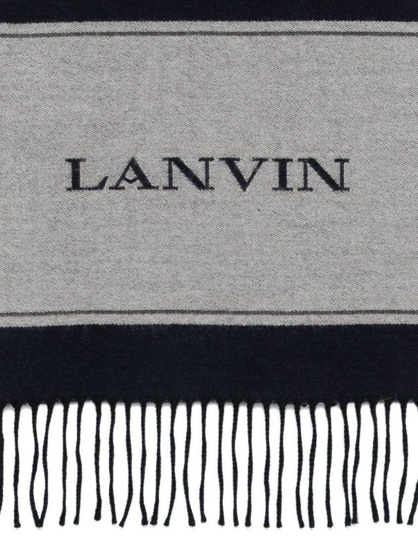 Lanvin Two-Tone Rectangular Silk