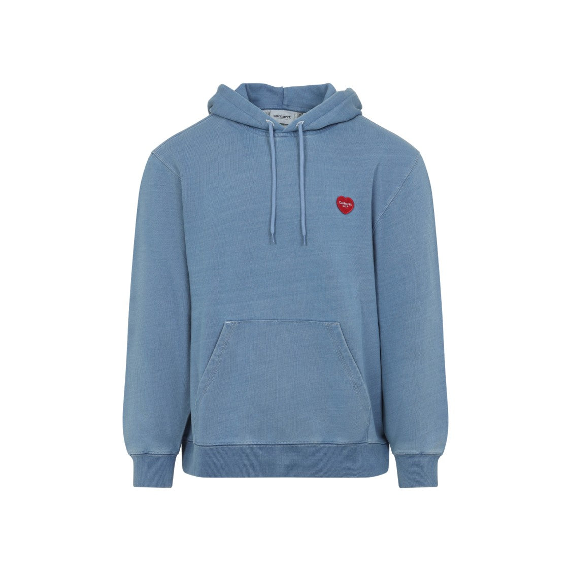 Carhartt Wip Relaxed-Fit Blue Hooded Sweatshirt With Kangaroo Pocket