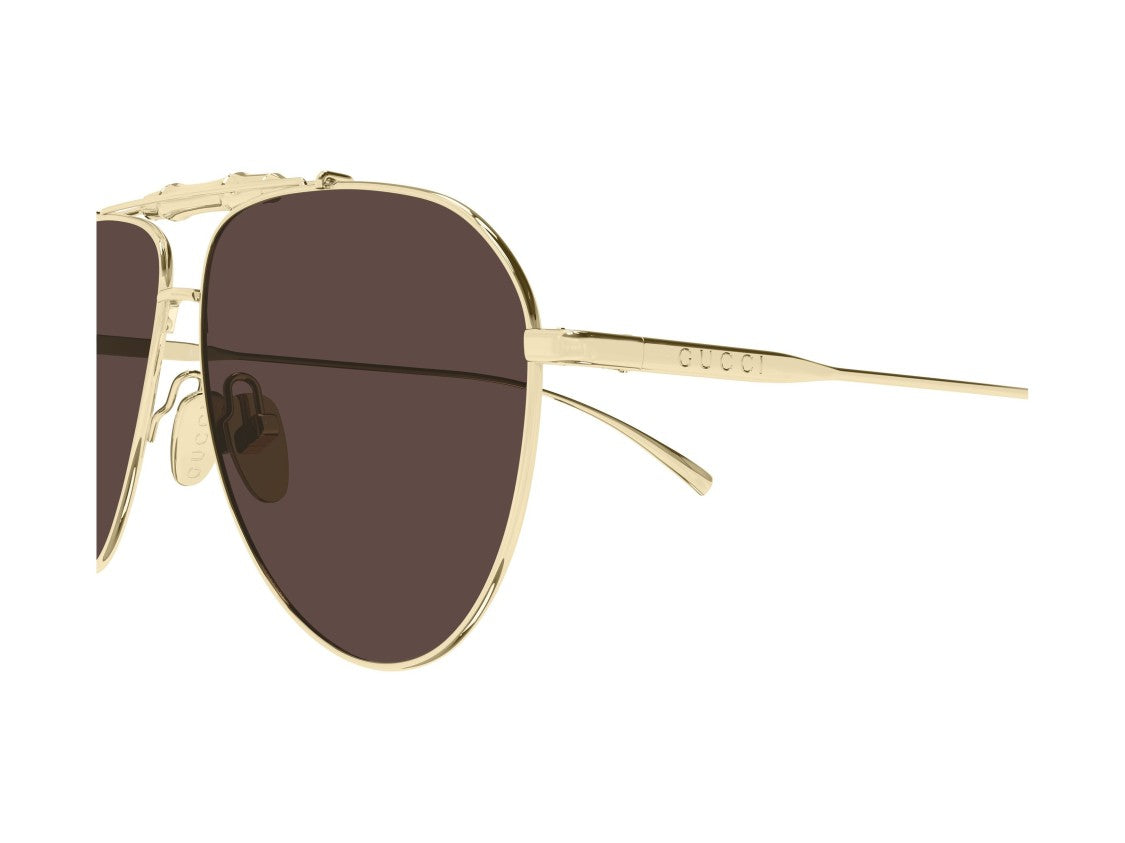 Gucci Gg2064s Double Bridge Aviator Sunglasses