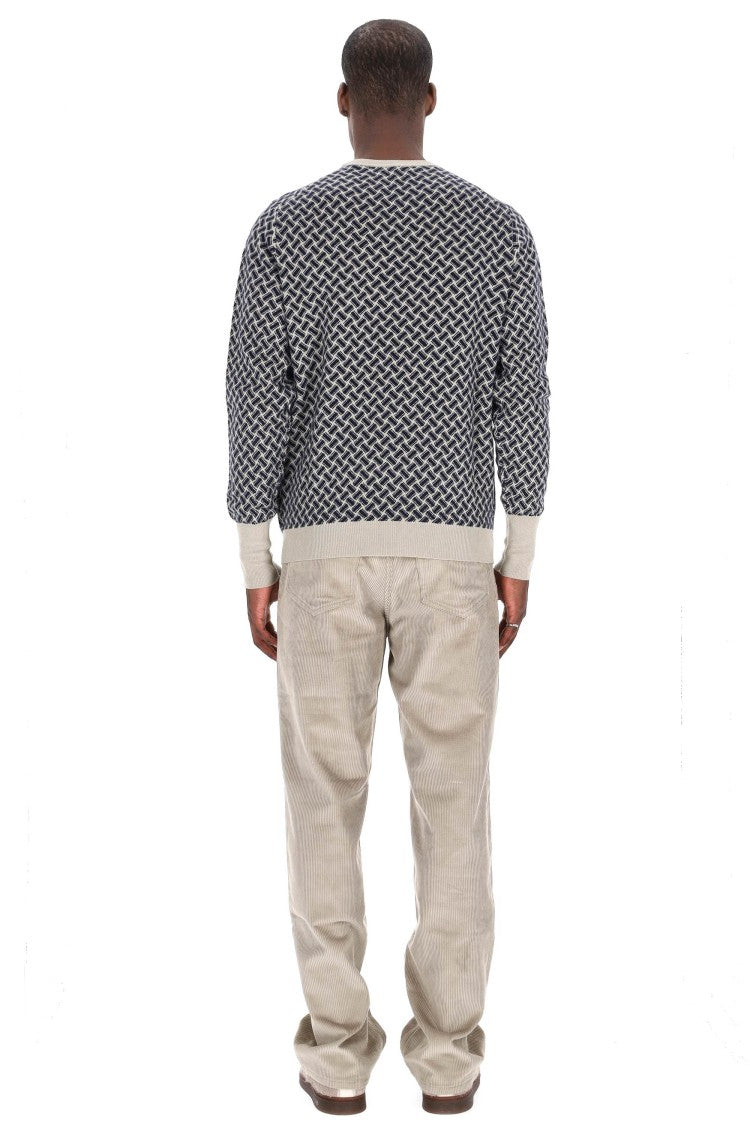 Drumohr Biscottino Cashmere Crewneck Sweater