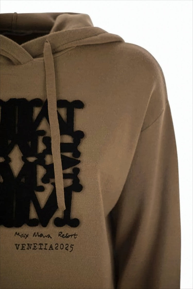 Max Mara Relaxed Fit Wool Sweater With Hood