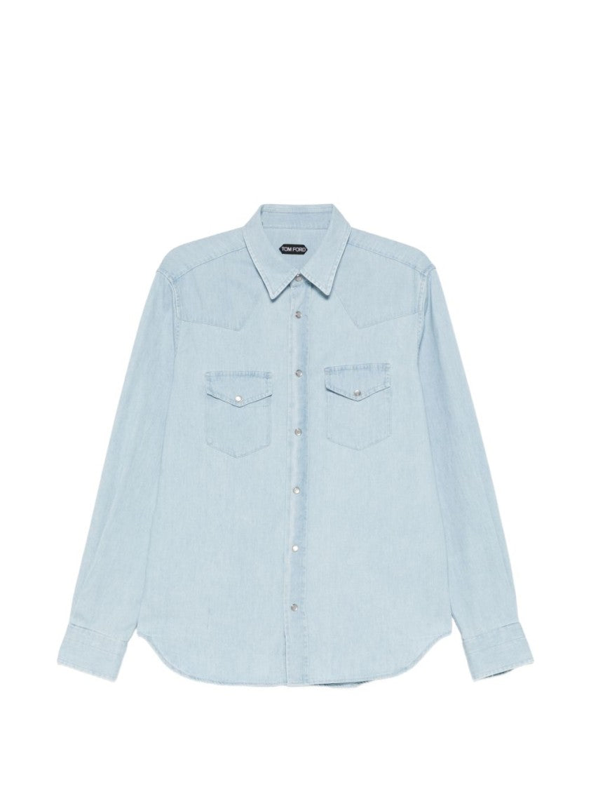 Tom Ford Light Denim Casual Shirt
