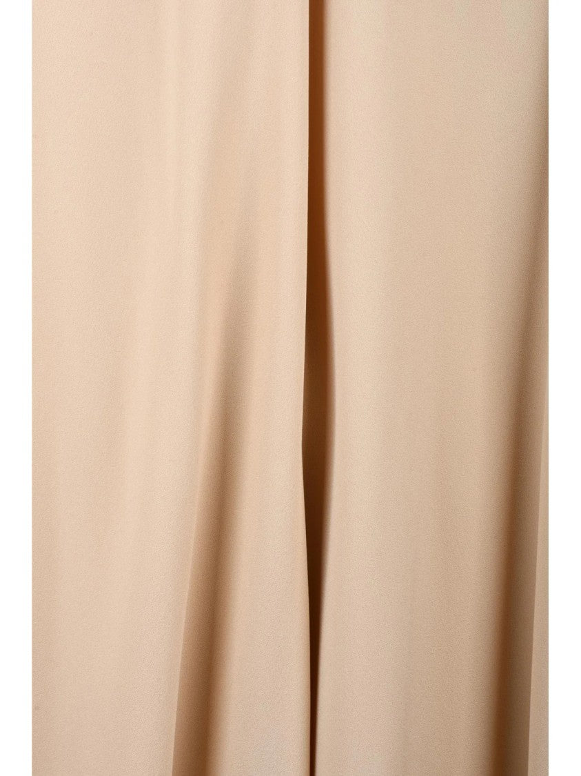 Alberta Ferretti Cream Longuette Sheath Dress