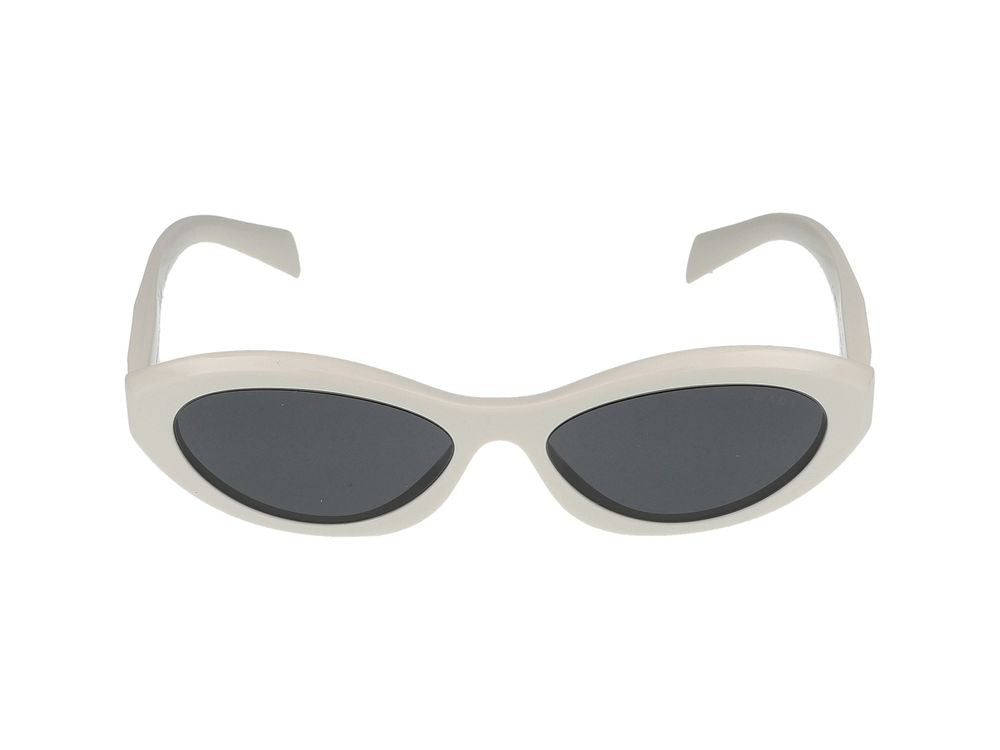 Prada Black Oversized Cat-Eye Acetate Sunglasses