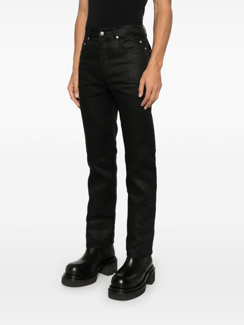 Rick Owens Black Jeans With Concealed Fly