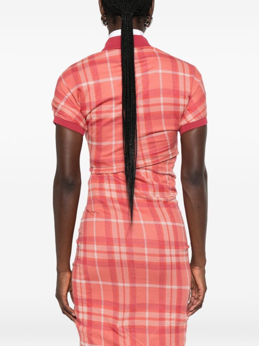 Vivienne Westwood Fitted Midi Dress With Ruched Front And Asymmetrical Hemline
