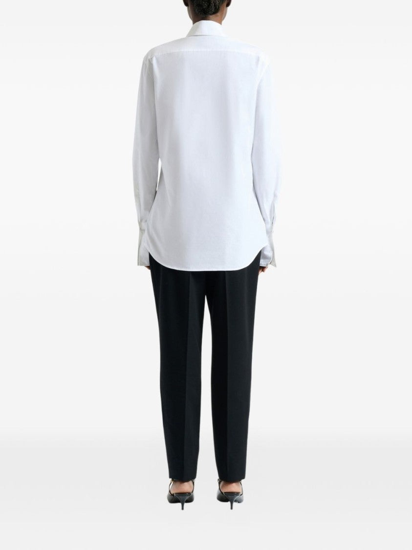 Balmain Classic White Shirt With Tailored Fit