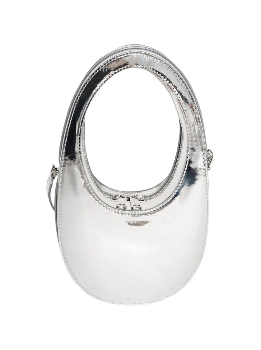 Coperni Mirrored Mini Swipe Bag Silver