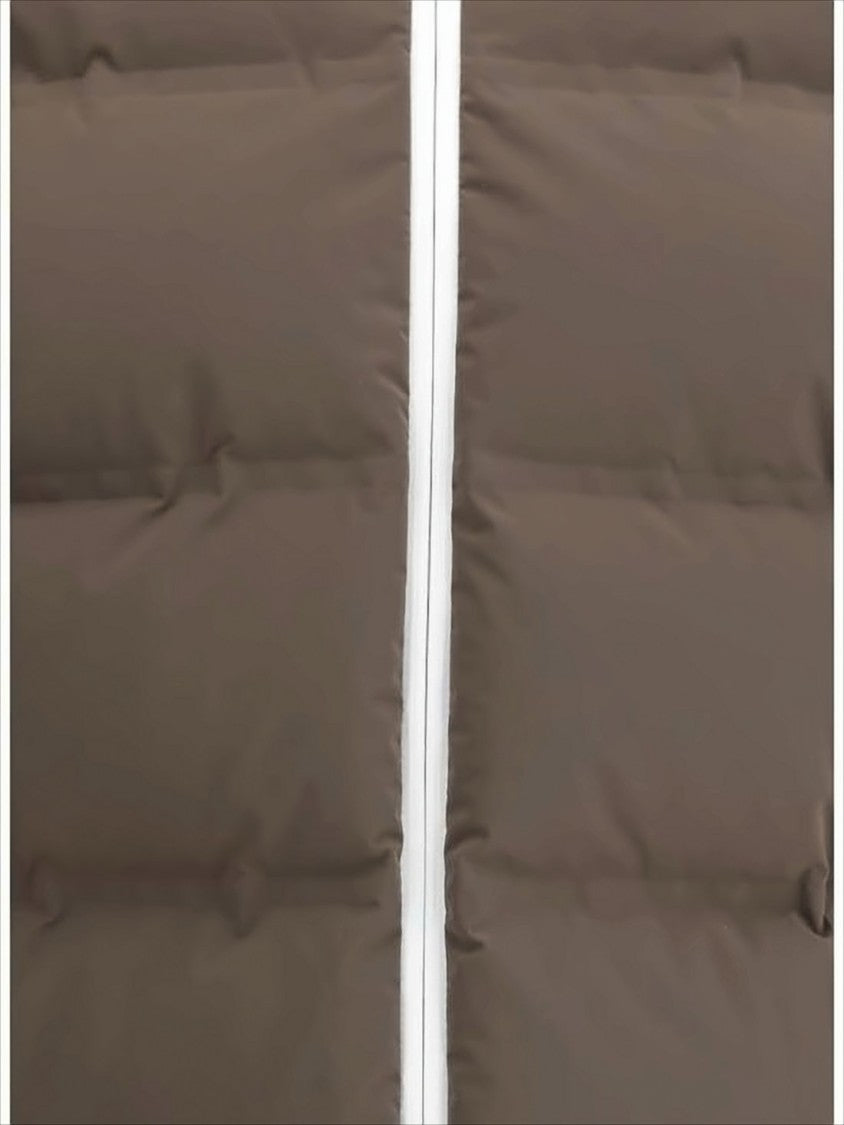 Brunello Cucinelli Padded Down Jacket With High Collar