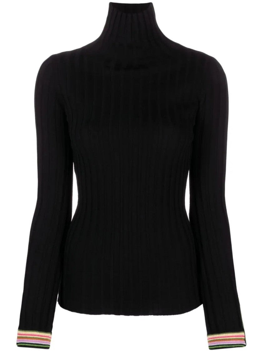 Etro Ribbed High Neck Sweater