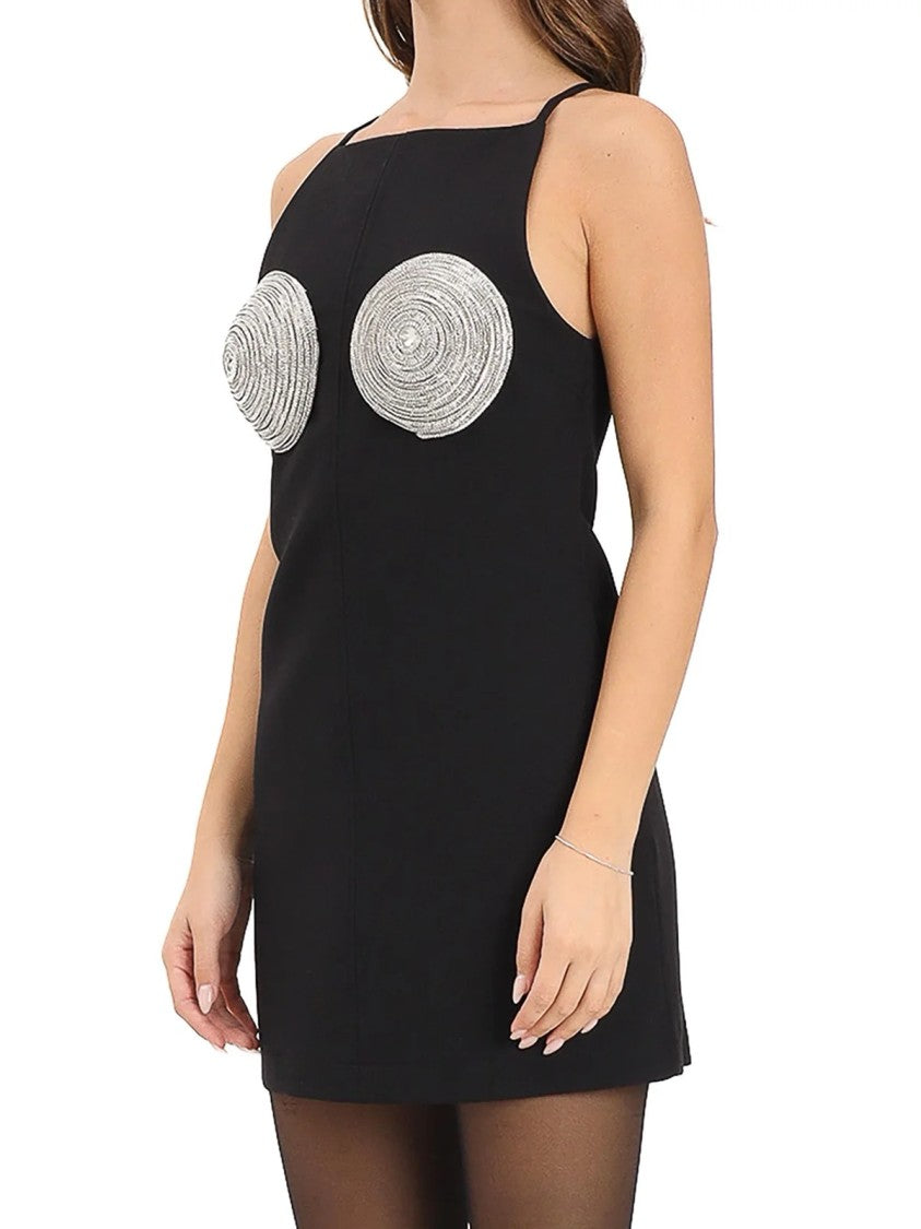 Tpn Flared Silhouette Mini Dress With Removable Appliqués