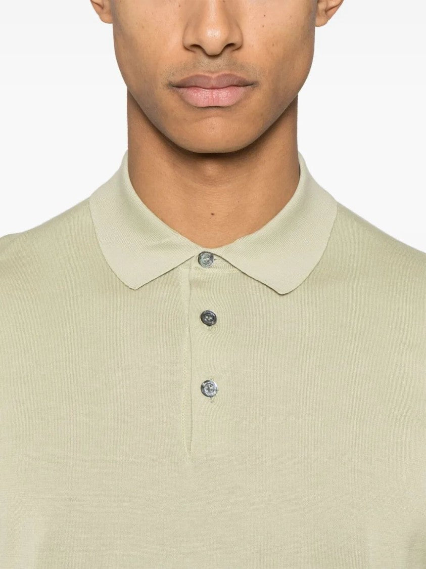 Drumohr Cotton Polo With Classic Collar