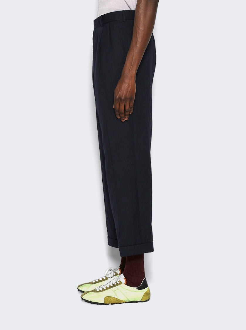 Maison Margiela High-Waisted Straight-Leg Pants With Tailored Detailing