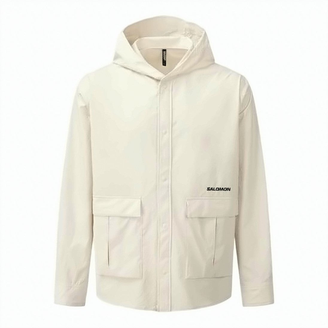 Salomon Hooded Jacket With Concealed Closure