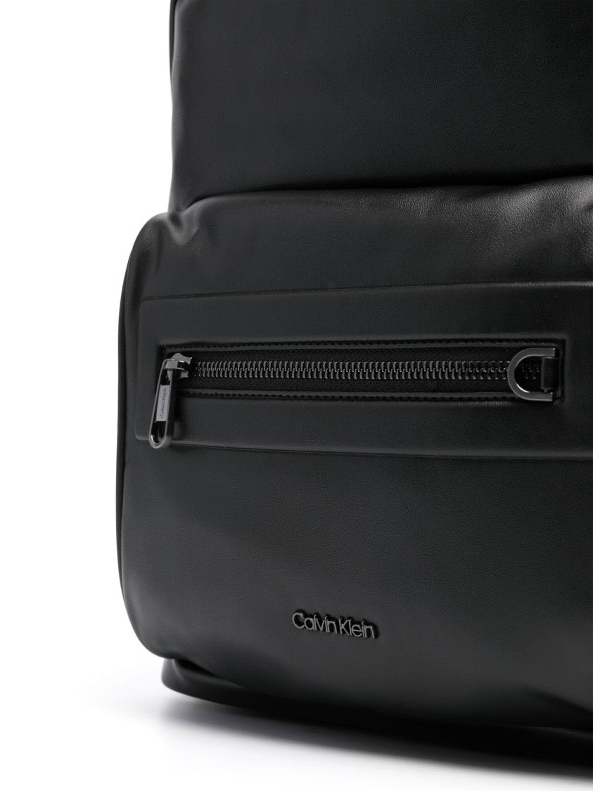 Calvin Klein Black Elevated Campus Recycled Blend Backpack