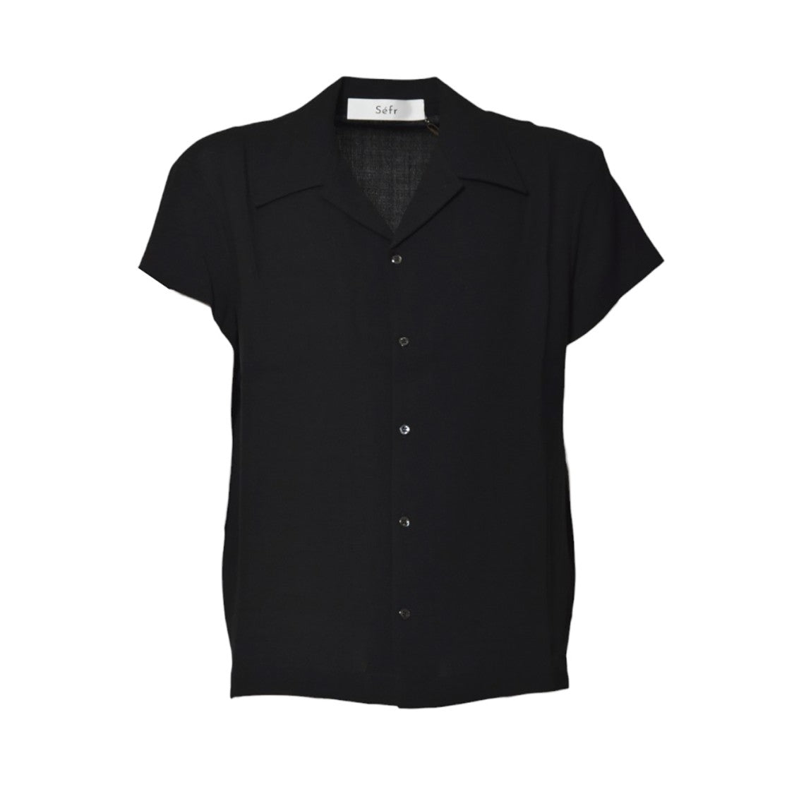 Séfr Short-Sleeved Casual Shirt With Classic Collar