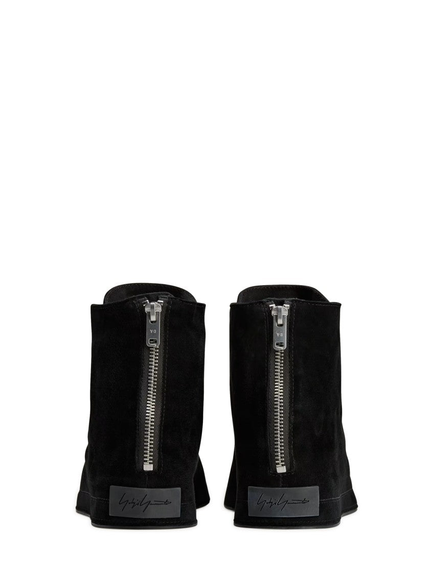 Y-3 High-Top Sneakers With Minimalist Design