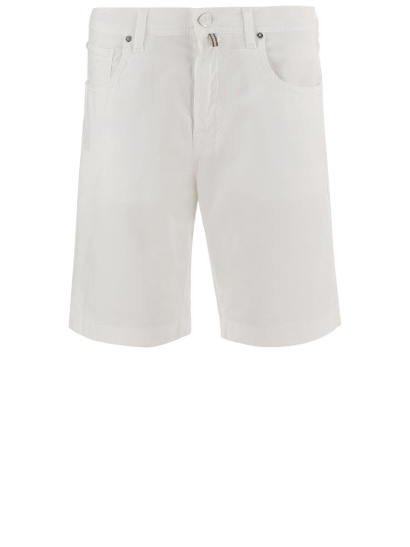 Jacob Cohen Stretch Cotton Shorts With Classic Five-Pocket Design