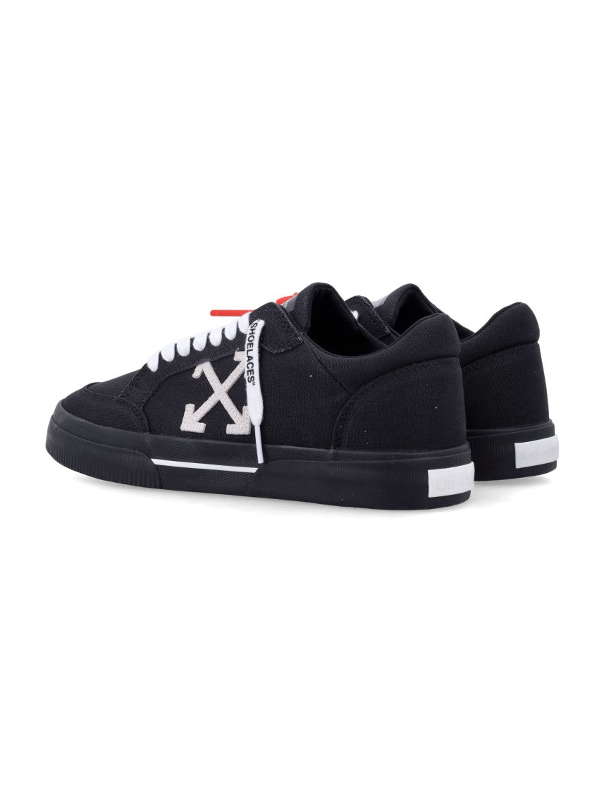 Off-White Black Vulc Low Arrow Canvas Sneakers