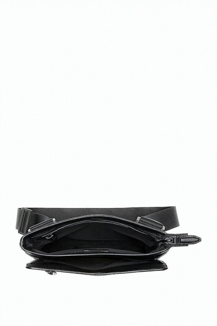 Salvatore Ferragamo Textured Cowhide Leather Crossbody Shoulder Bag
