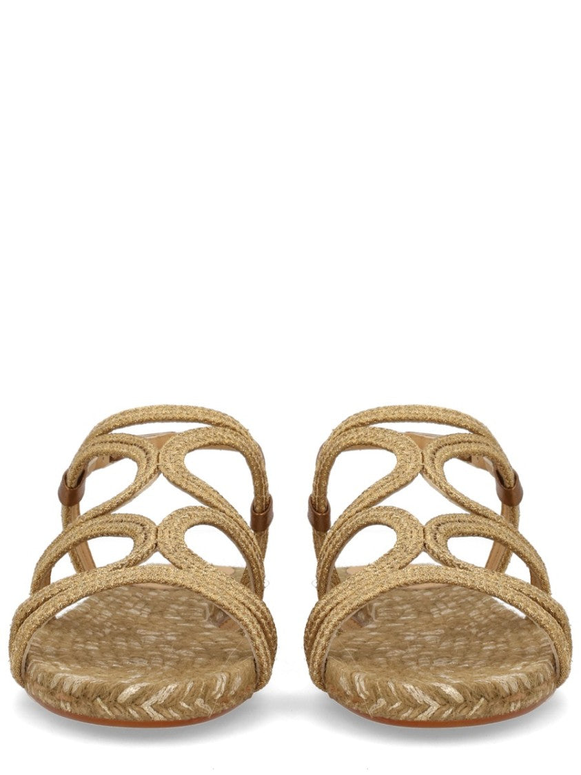 Castaner Pitra Cotton Woven Flat Sandals