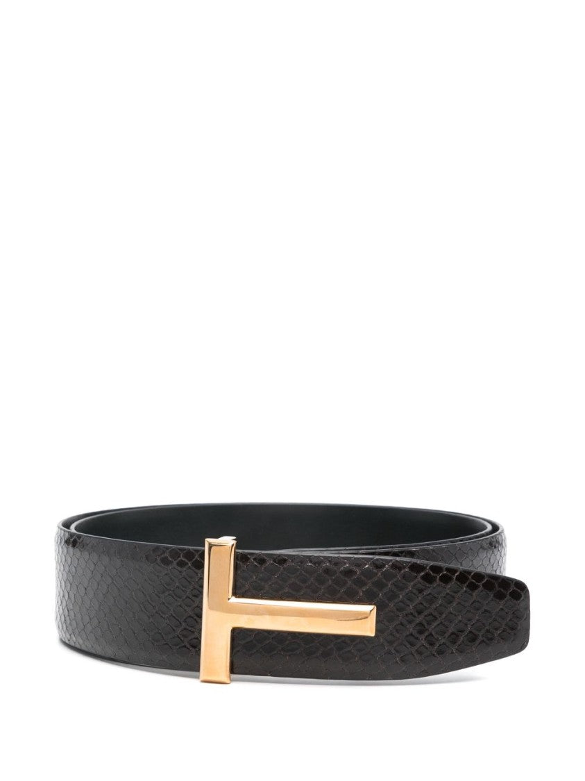 Tom Ford Calfskin Black Belt