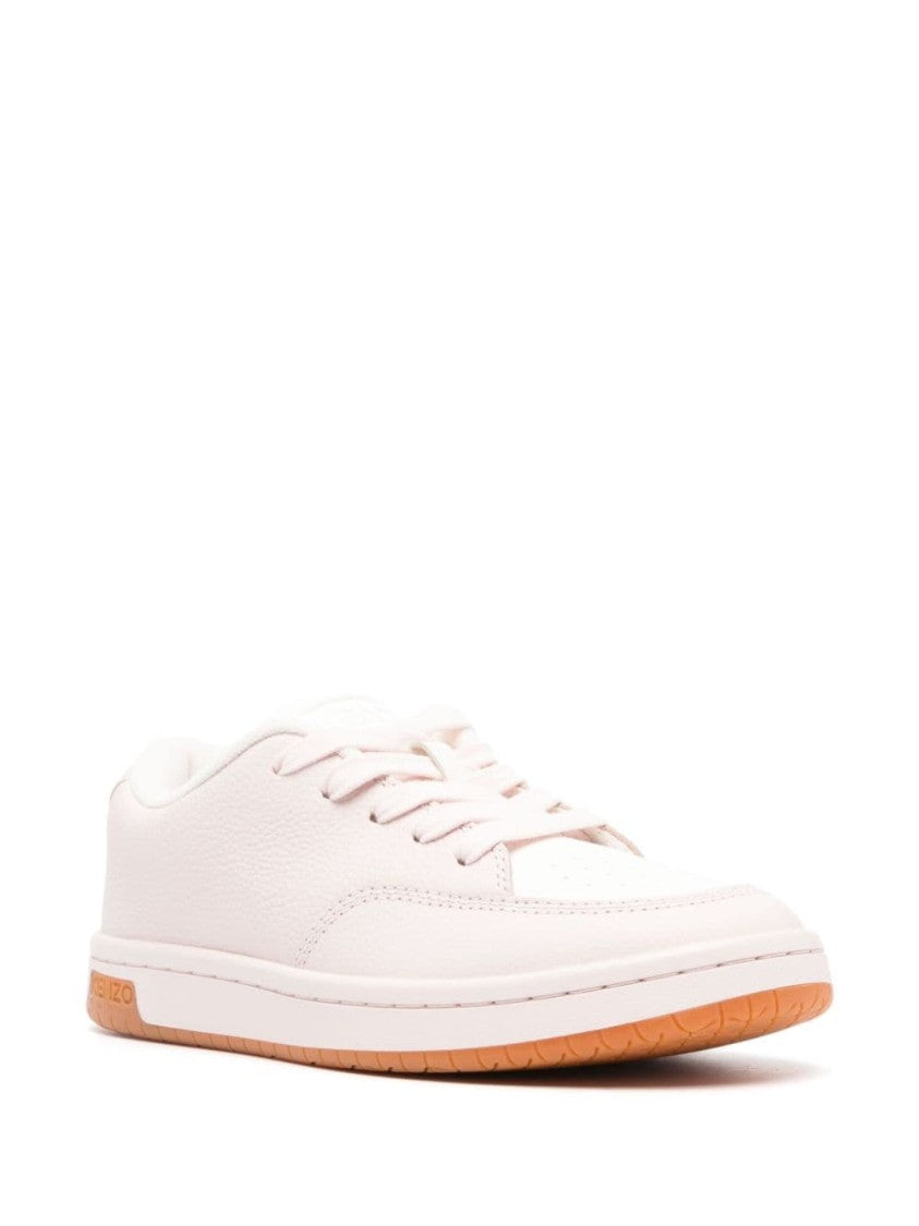 Kenzo Pebbled Calf Leather Sneakers