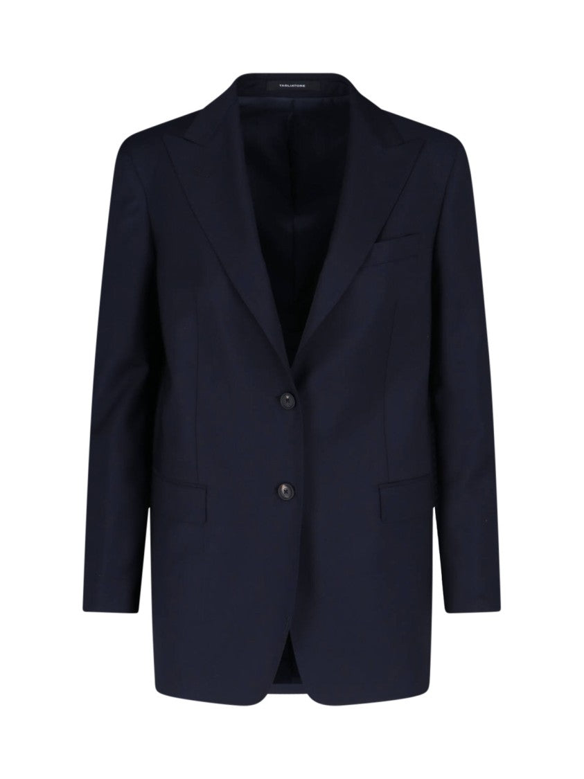 Tagliatore Single-Breasted Blazer – Navy