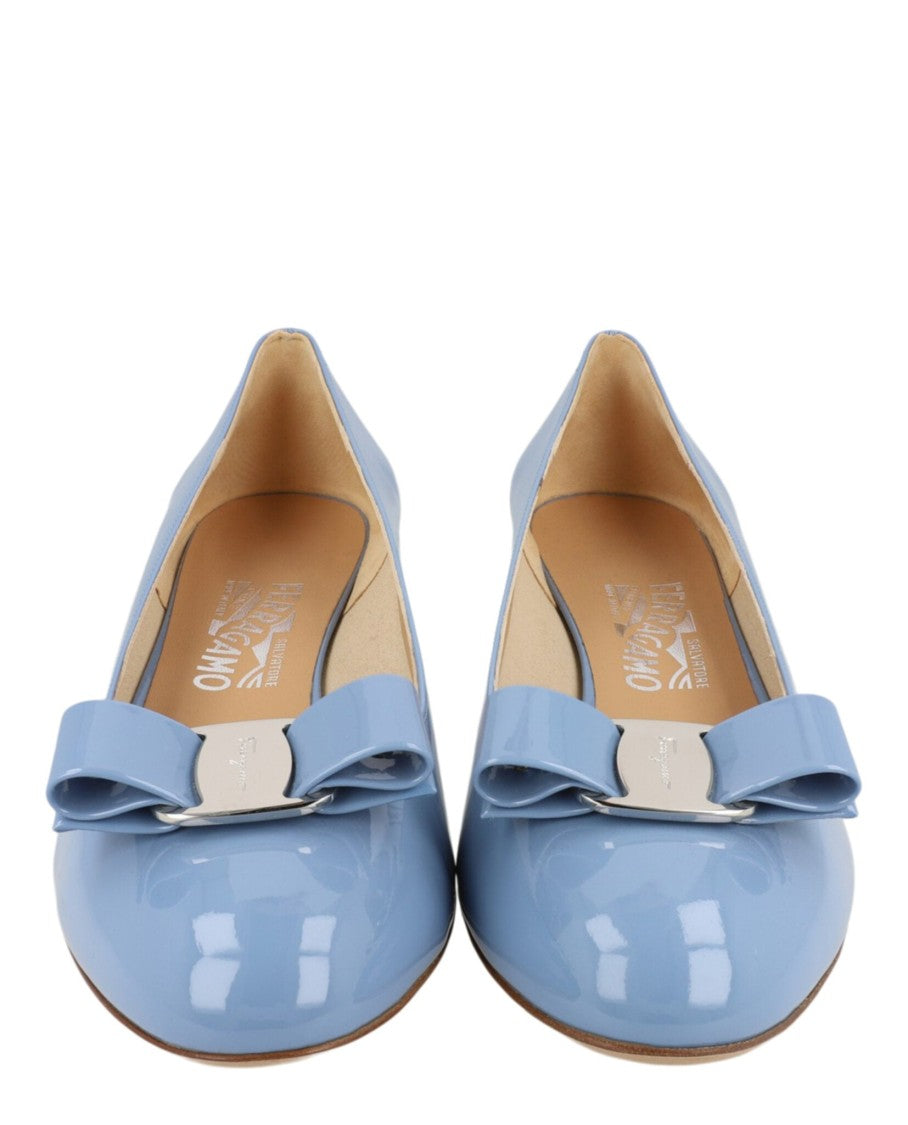 Ferragamo Vara 1 Patent Leather Pumps - Narrow Width