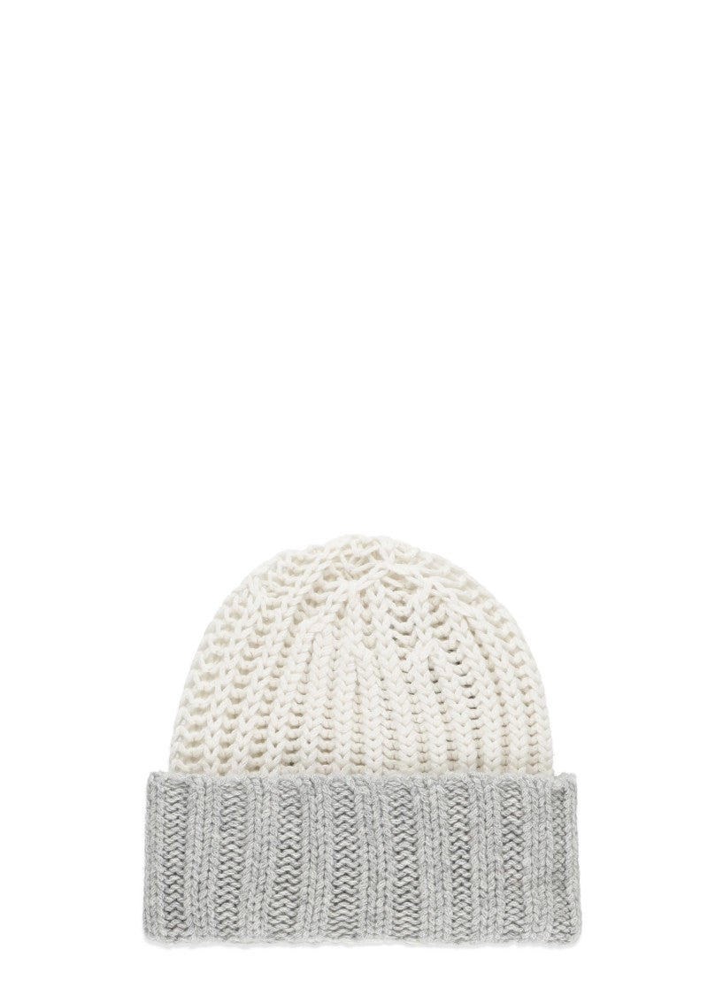 Barna Cashmere Cashmere Ribbed Beanie