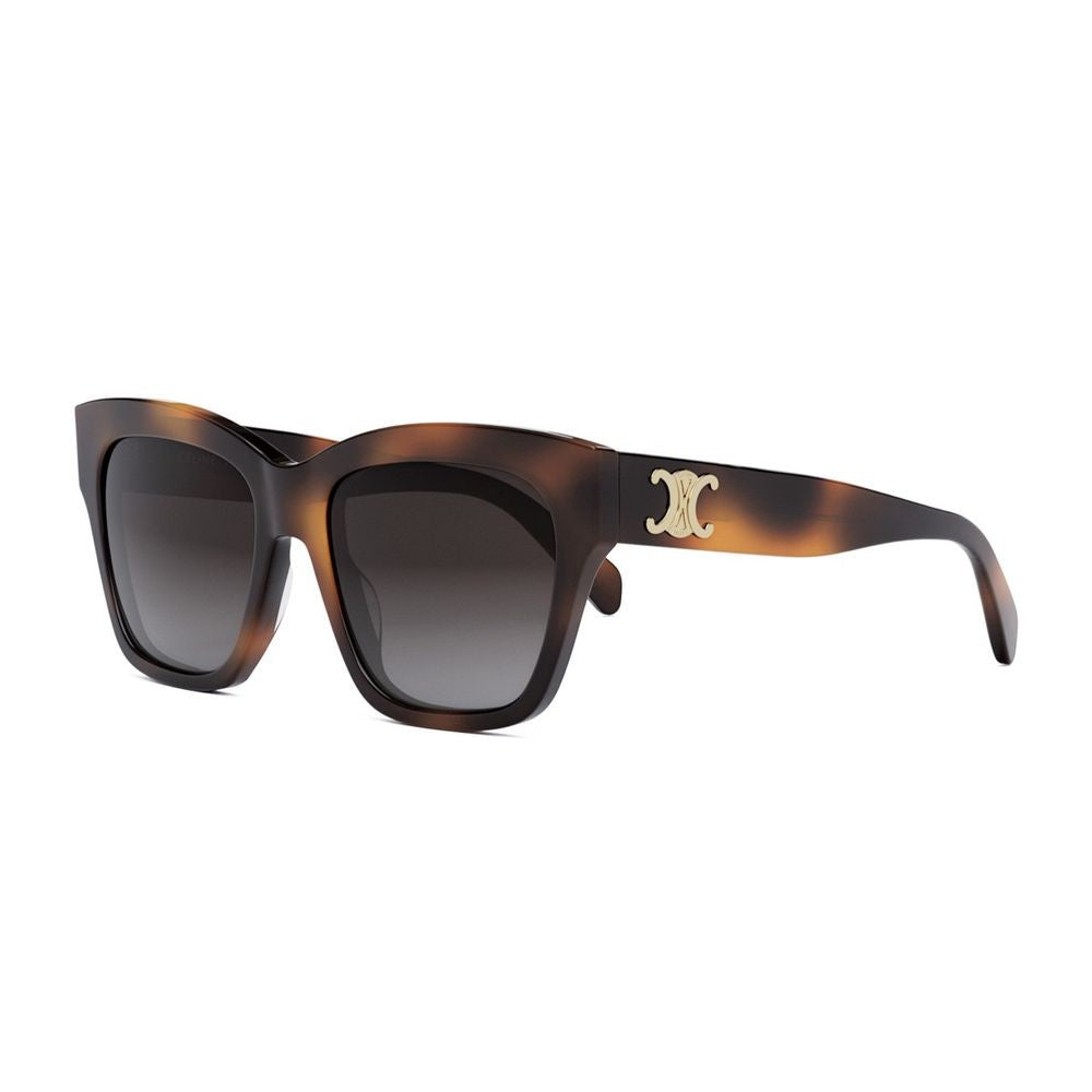 Celine Triomphe Triomphe Geometric Sunglasses With Gold-Tone Emblem