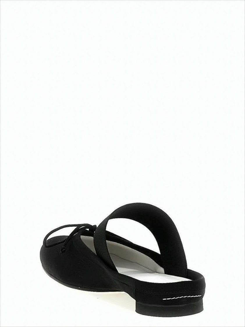 Mm6 By Maison Margiela Minimalist Flat Shoes With Pointed Toe