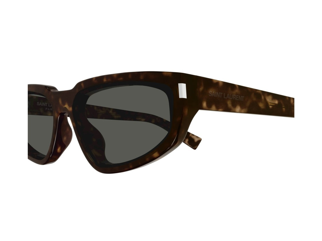Saint Laurent Sl 634 Nova Metallic Tortoiseshell Oversized Cat-Eye Sunglasses