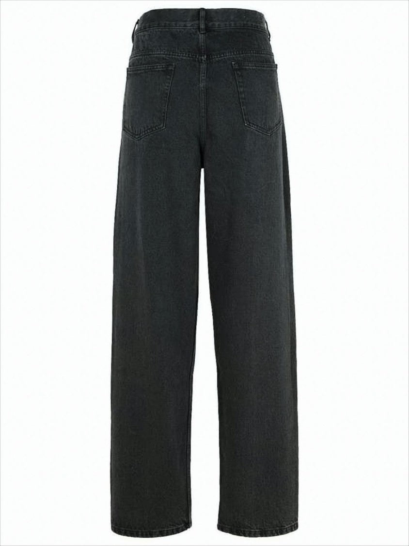 A.P.C. Straight-Leg Black Denim Pants With Timeless Appeal