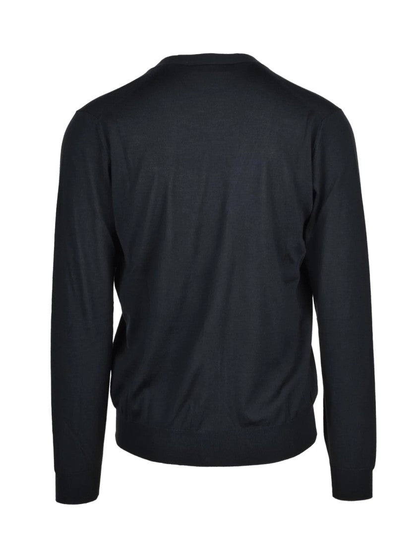 Filippo De Laurentiis Green Merino Wool Cardigan