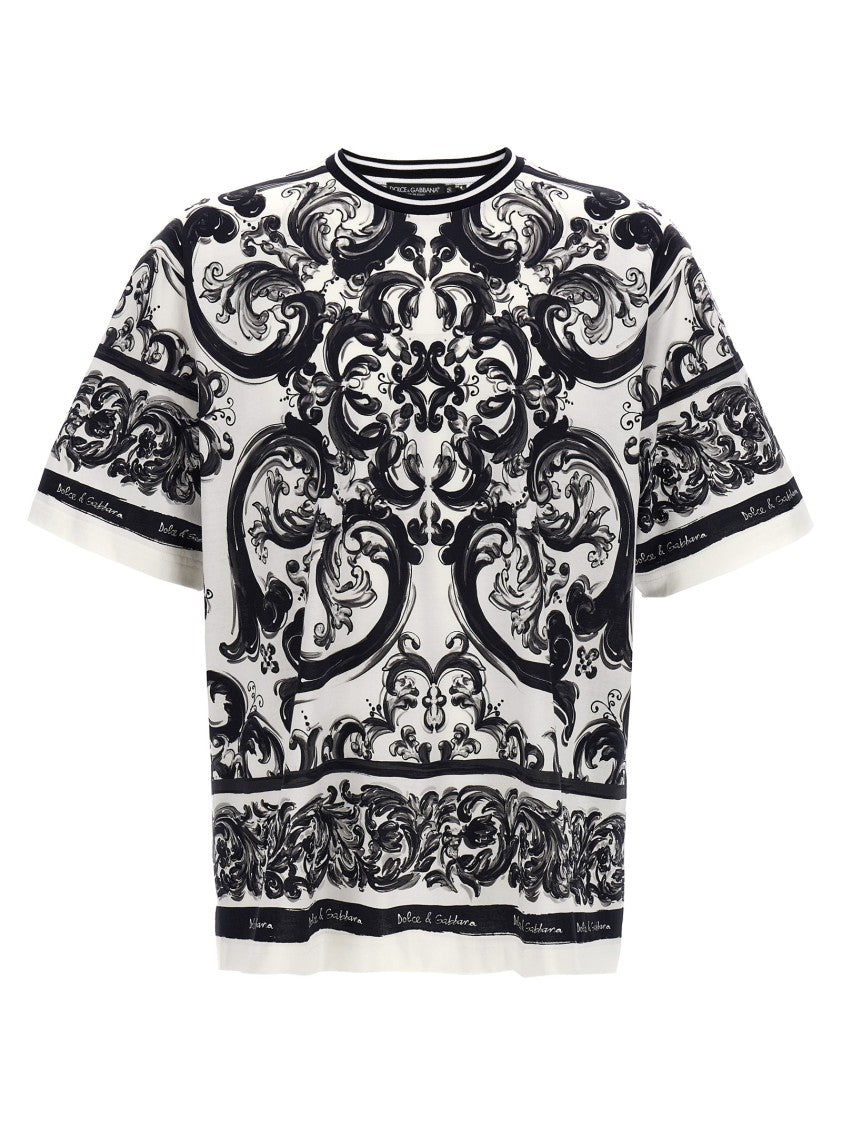 Dolce & Gabbana Maiolica' Print T-Shirt