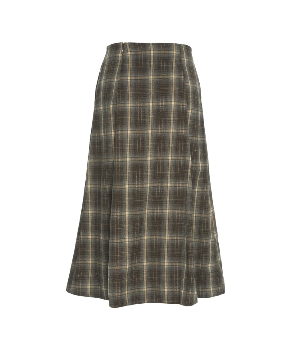 Loveshild 1979 Elaine' Checked Midi Skirt