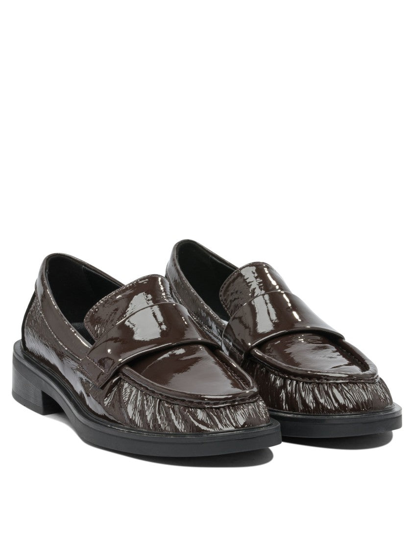 Strategia Glossy Leather Penny Loafers