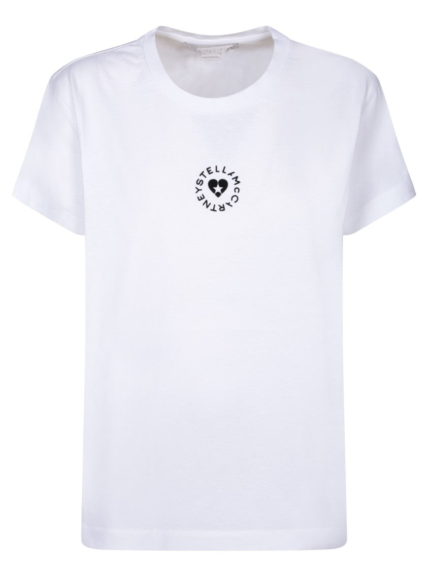 Stella Mccartney White Cotton T-Shirt