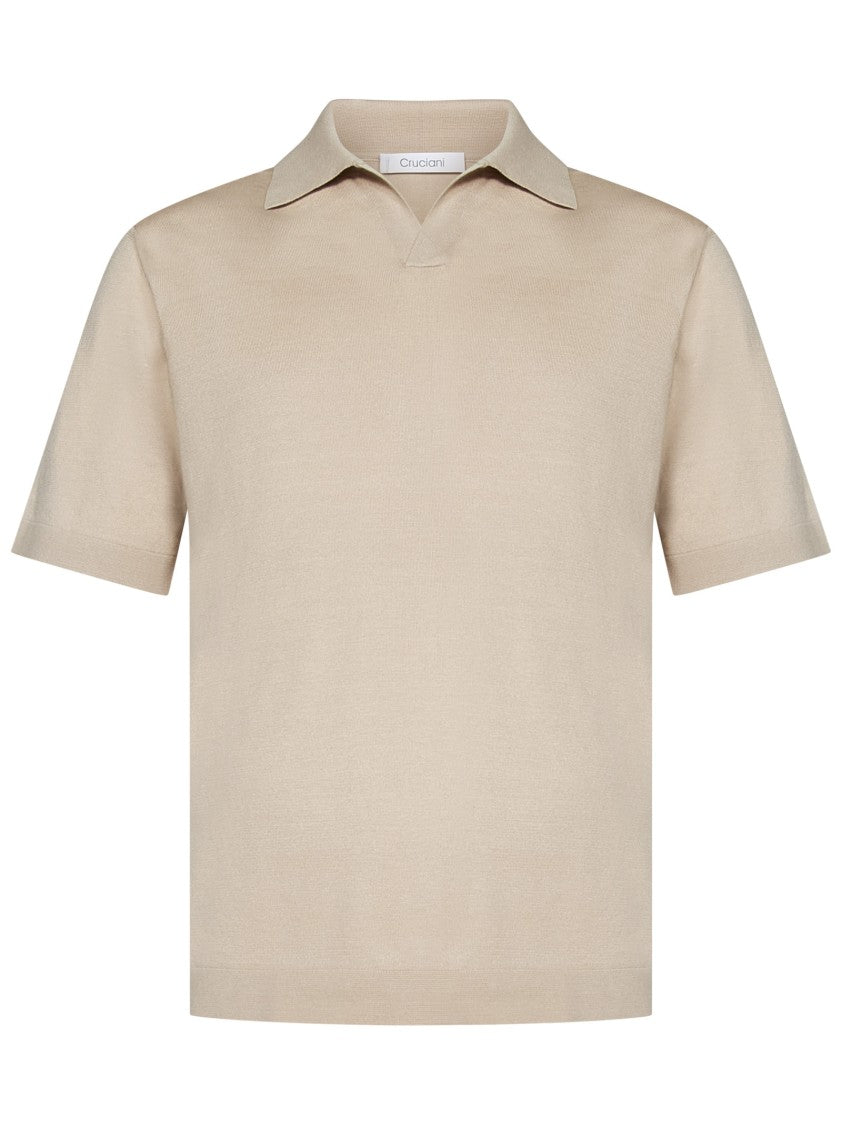 Cruciani Buttonless Polo Shirt