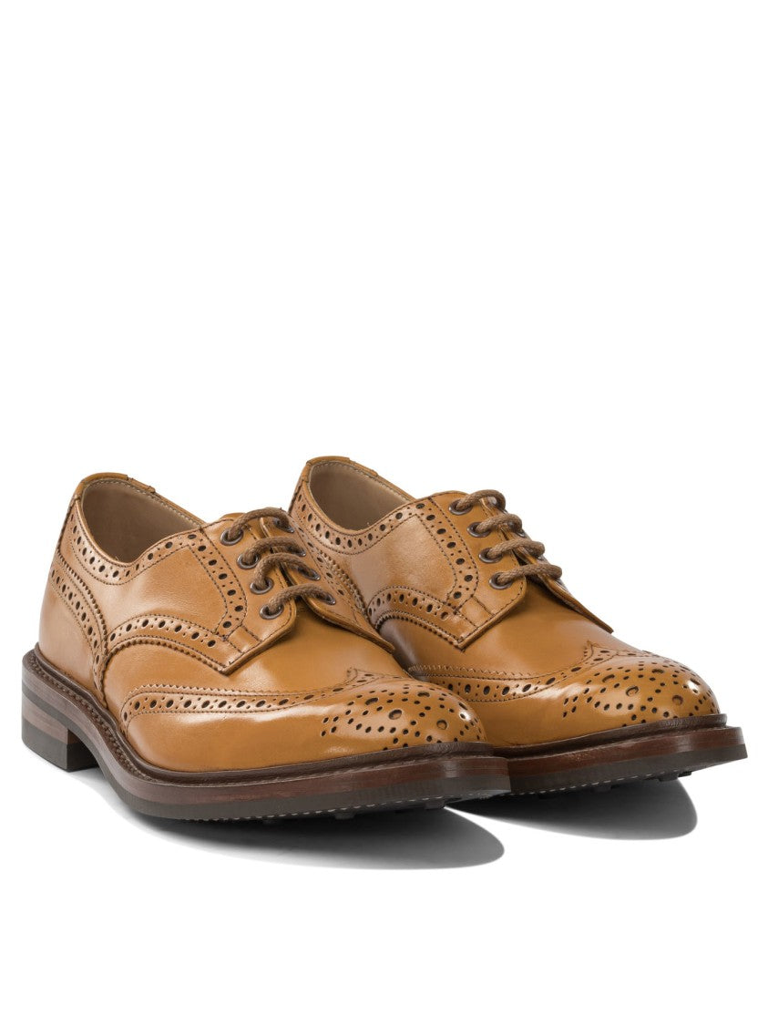 Tricker's Brown Brogue Derby Shoe