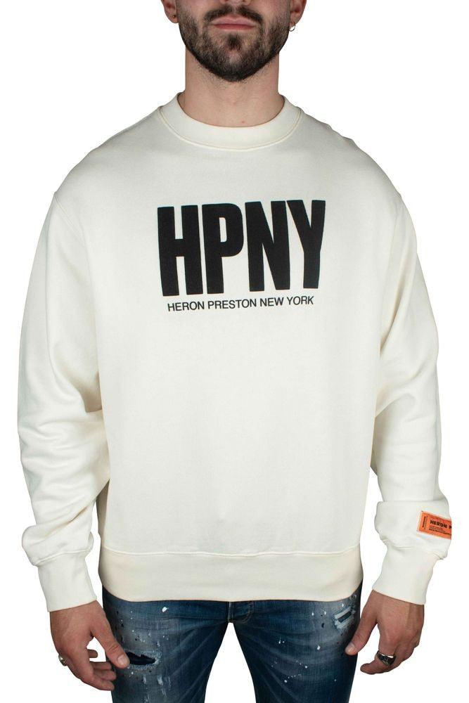 Heron Preston Crew Neck Cotton Sweatshirt With Bold Logo