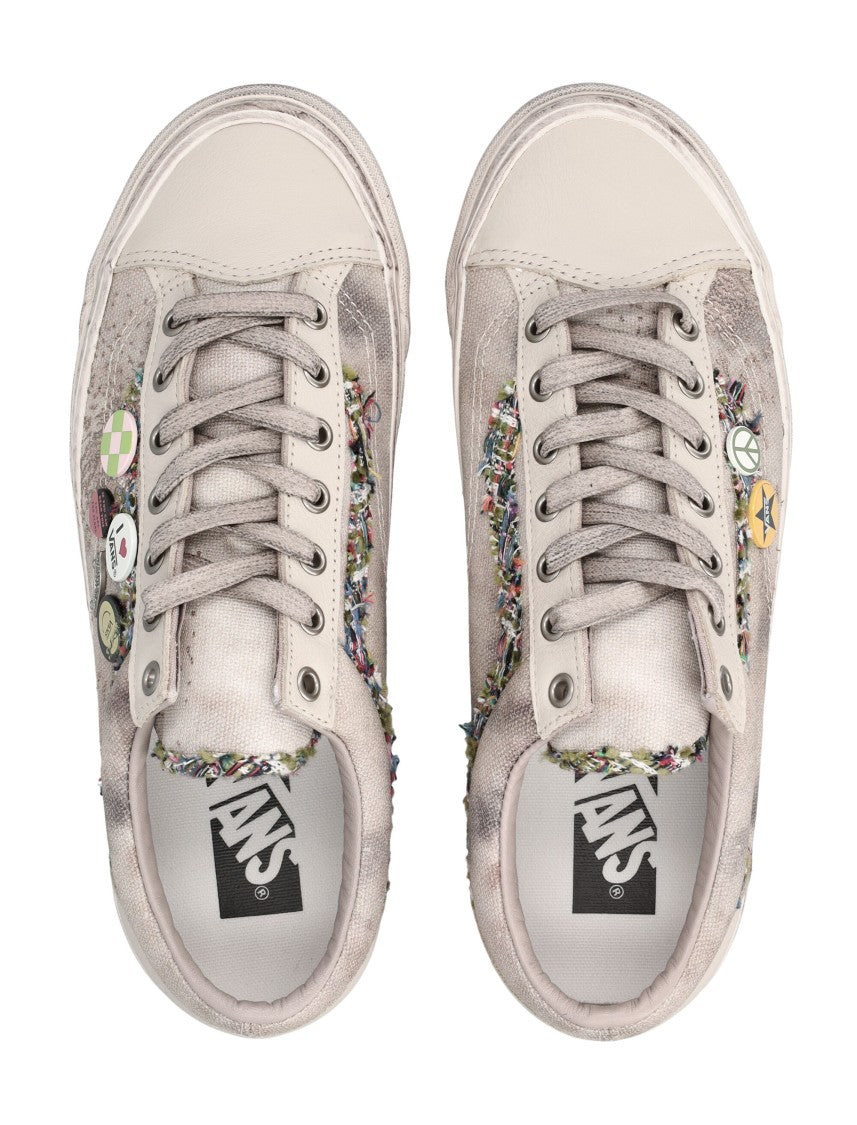 Vans Grey Lx Old Skool 36 Souvenir Canvas Low-Top Sneakers