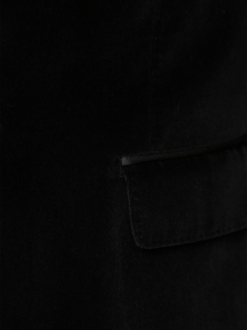 Dolce & Gabbana Black Blazer With Satin Lapels